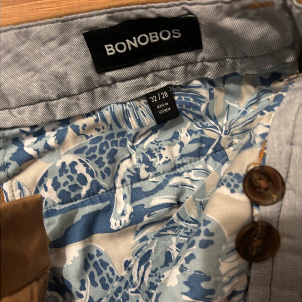Slim Bonobos Chinos in tan